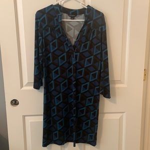 Banana Republic three quarter sleeve dress